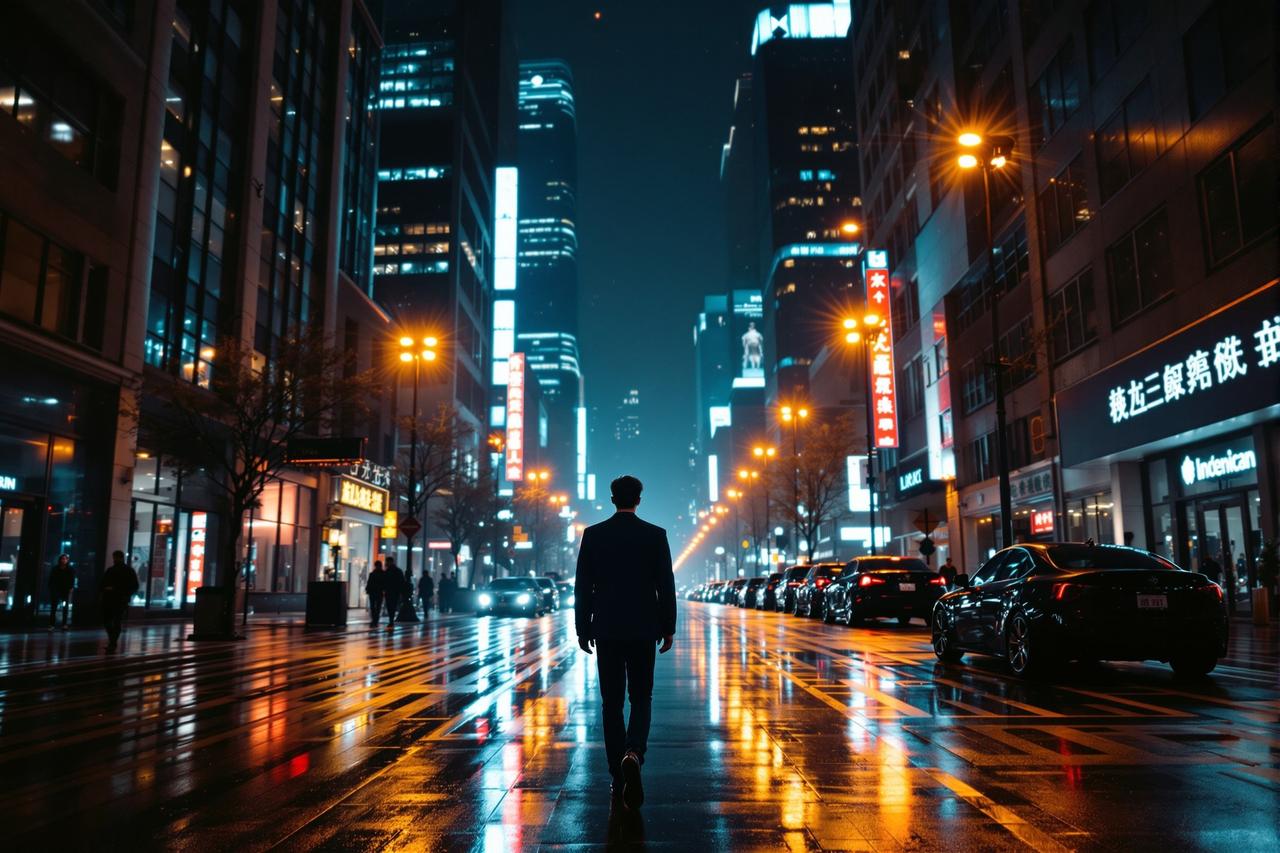 木鱼影院-都市夜行-现代都市海报